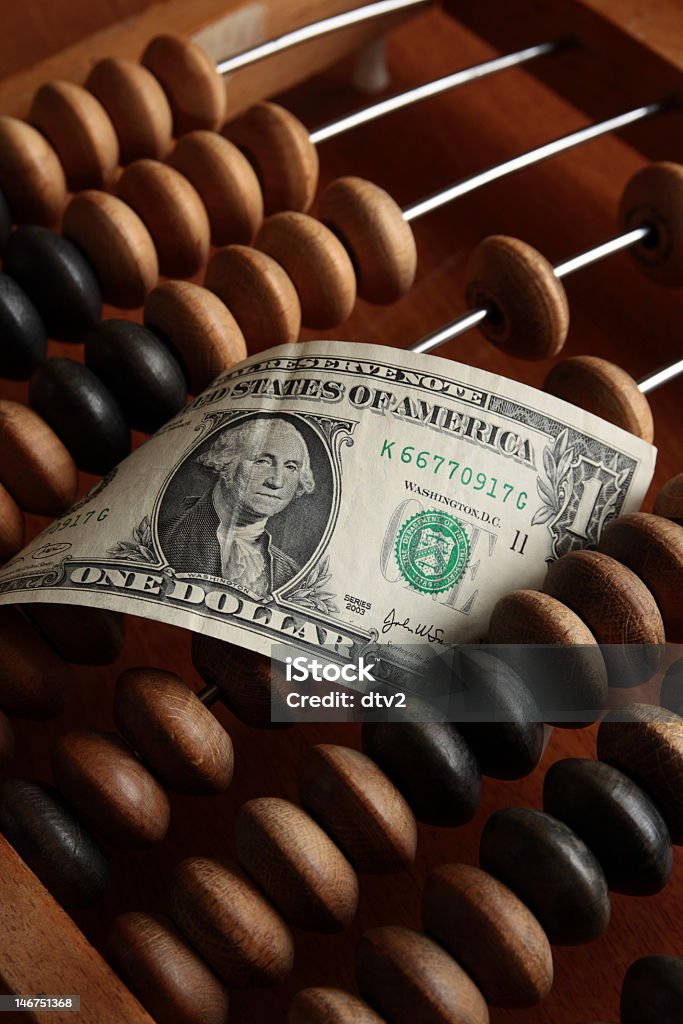 Cash Money and abacus Abacus Stock Photo