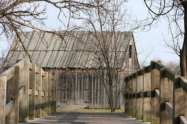 Antique Barn stock photo