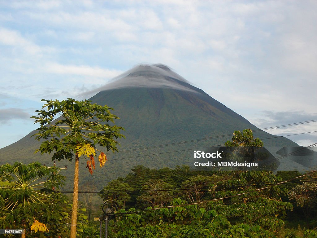 아레날 화산, Costa Rica - 로열티 프리 0명 스톡 사진