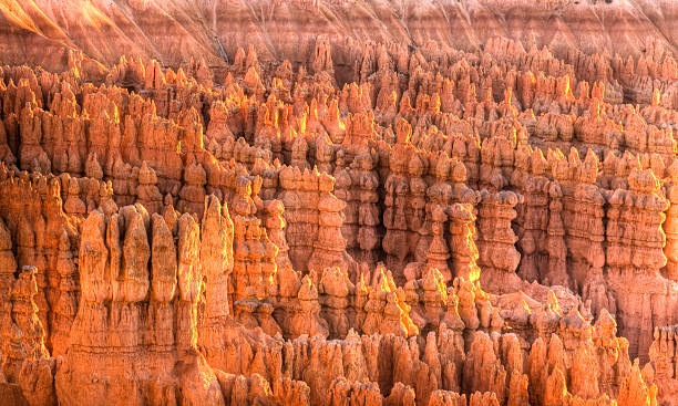Bryce Canyon Hoodoos at Sunrise stock photo