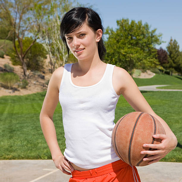 istock Teen with basketball 146752411