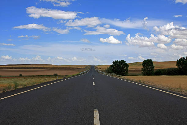 Country road stock photo