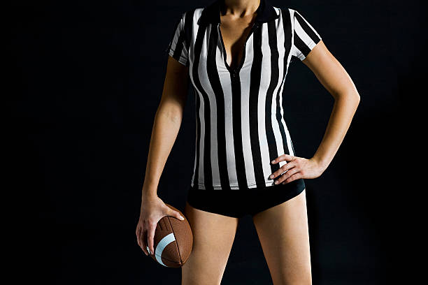 sexy arbitre de football - sex symbol referee women adult photos et images de collection