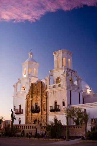 San Xavier mission in Tucson, AZ