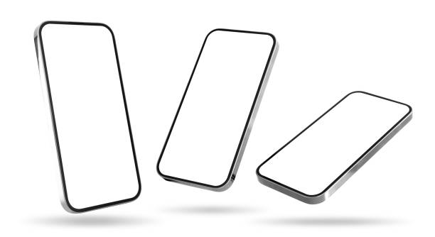 istock Photos of mobile phone in different angles on white background 1467527764