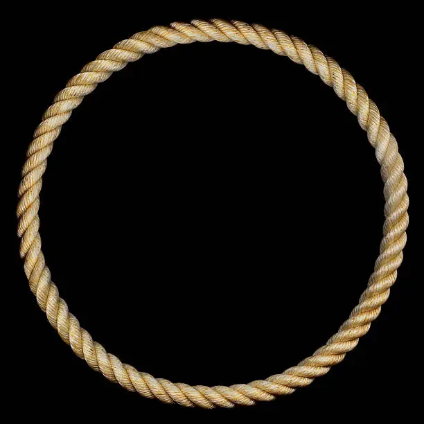 Cowboy circle rope frame