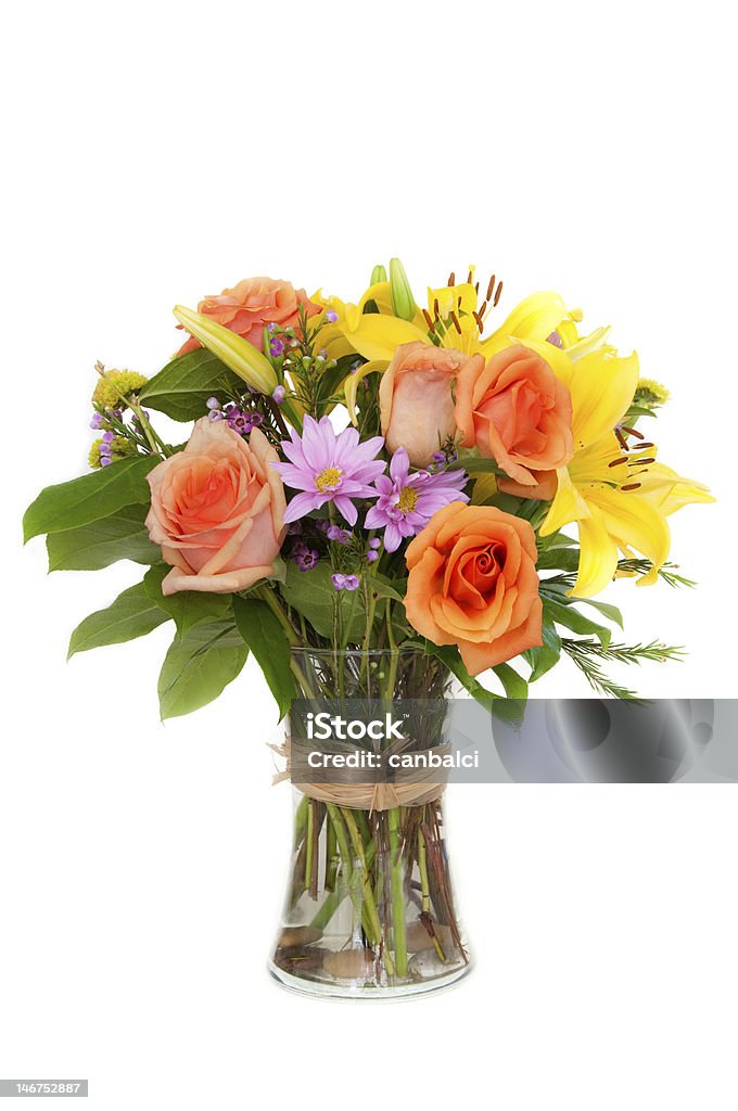 Bunten Blumenstrauß in einer vase - Lizenzfrei Blumenbouqet Stock-Foto