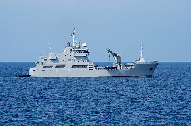 Navy Support Vessel stock photo