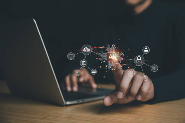istock AI learning and business artificial intelligence, modern , transformation of ideas and the adoption of technology in business in the digital age, enhancing global business capabilities , Ai. 1467530756