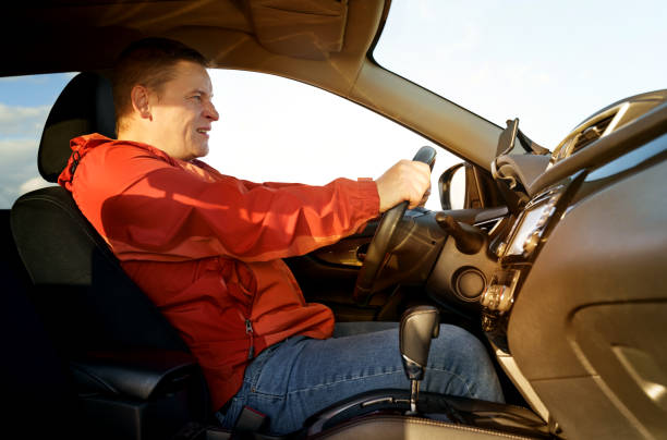 istock The driver lost control of the car, emergency braking. 1467531466