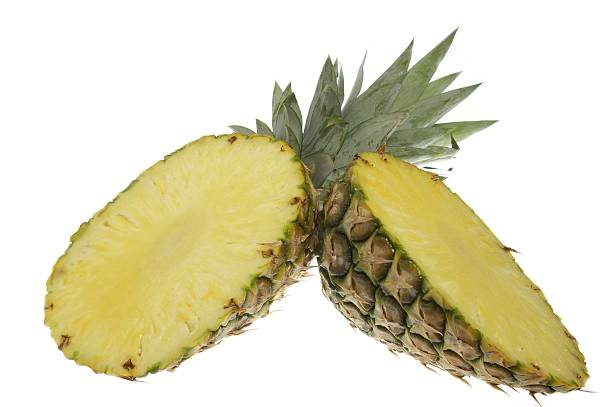 cut pineapple #2 stock photo