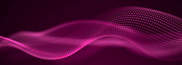 istock Digital landscape with dots and lines. Cyberspace grid. Background concept for your design. 3d 1467534536