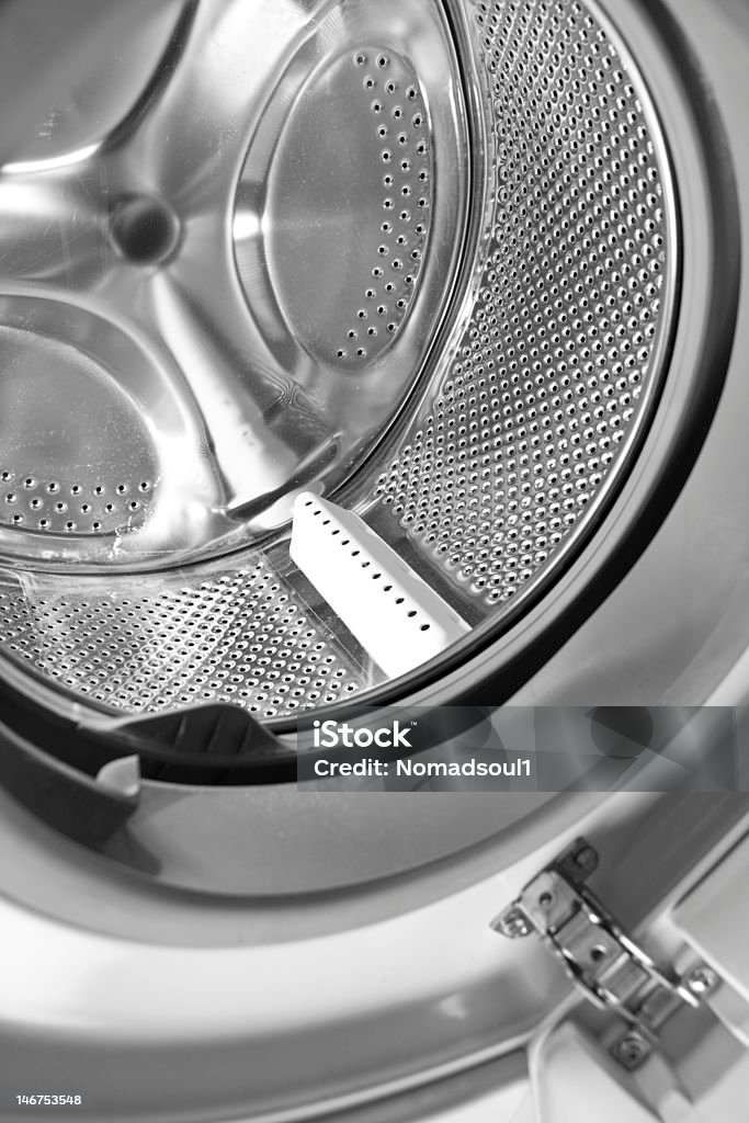 Inside the washing machine Appliance Stock Photo