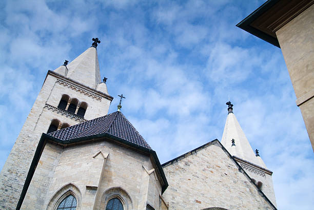 istock Church towers at Hradcany 146753703
