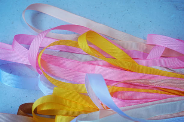 istock messy ribbon for crafting, handmade items and decoration 1467537343
