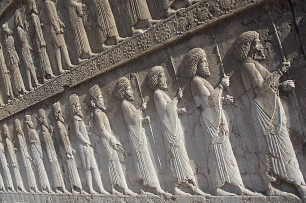 istock Ancient Persian Warriors at Persepolis near Shiraz, Iran 146753819