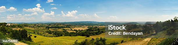 Panorama De Paisagem Toscana - Fotografias de stock e mais imagens de Ao Ar Livre - Ao Ar Livre, Fotografia - Imagem, Horizontal