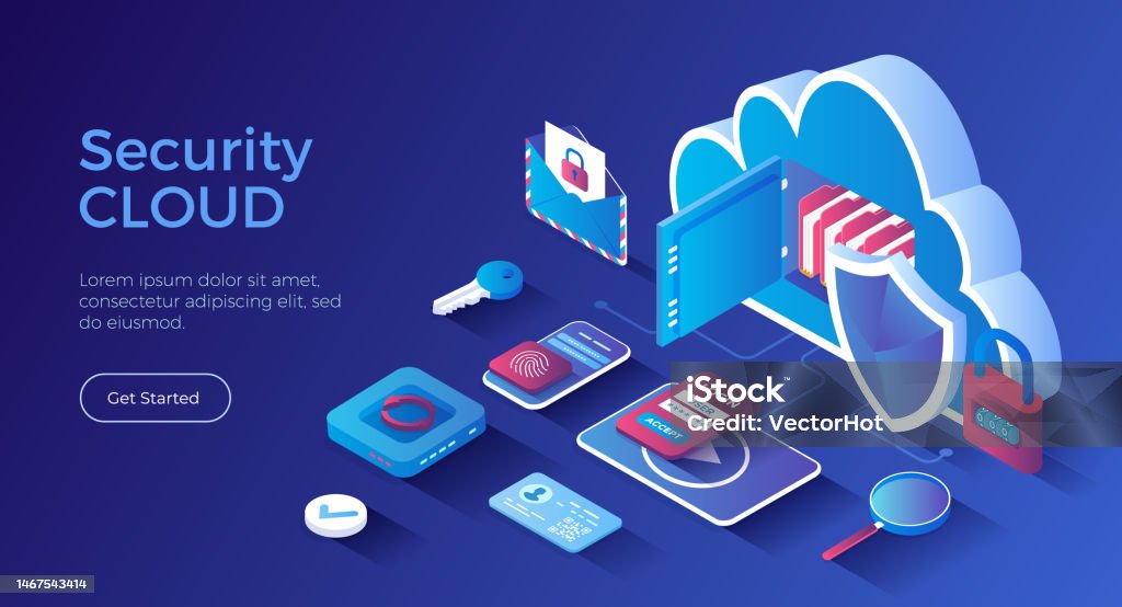 Data Storage Privacy Cloud Security And Data Protection Online Safety Confidentiality Of ...