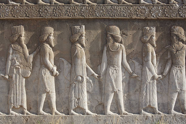 istock Persian Warriors at Persepolis 146754460