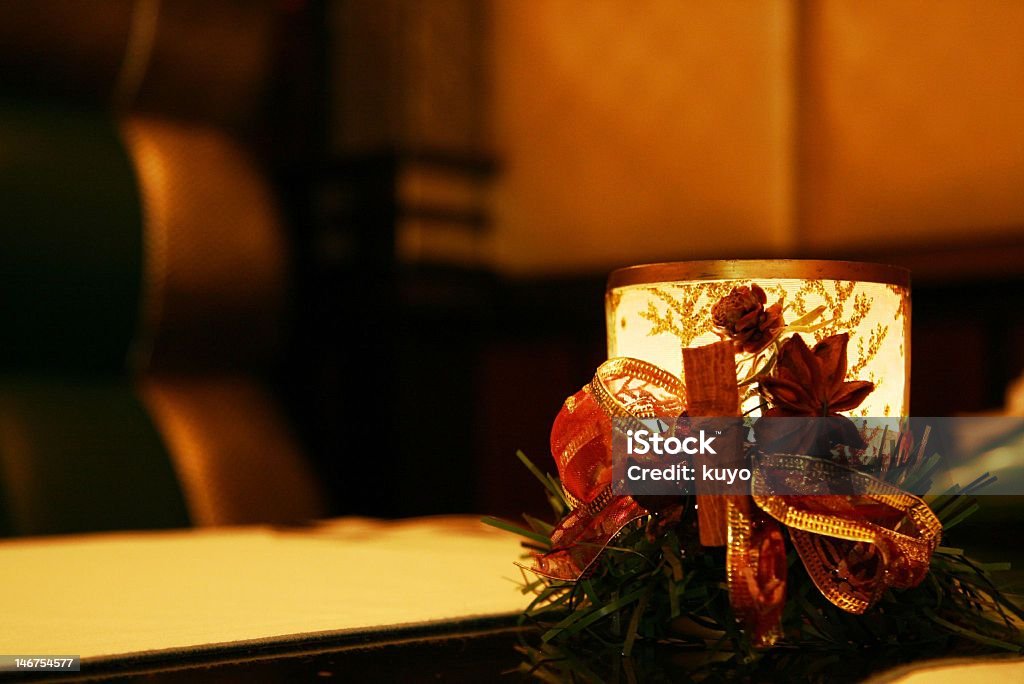 Weihnachten Kerze - Lizenzfrei Dekoration Stock-Foto