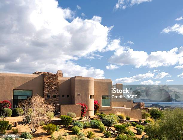 Large Adobe Style Home Stock Photo - Download Image Now - Arizona, Residential Building, House