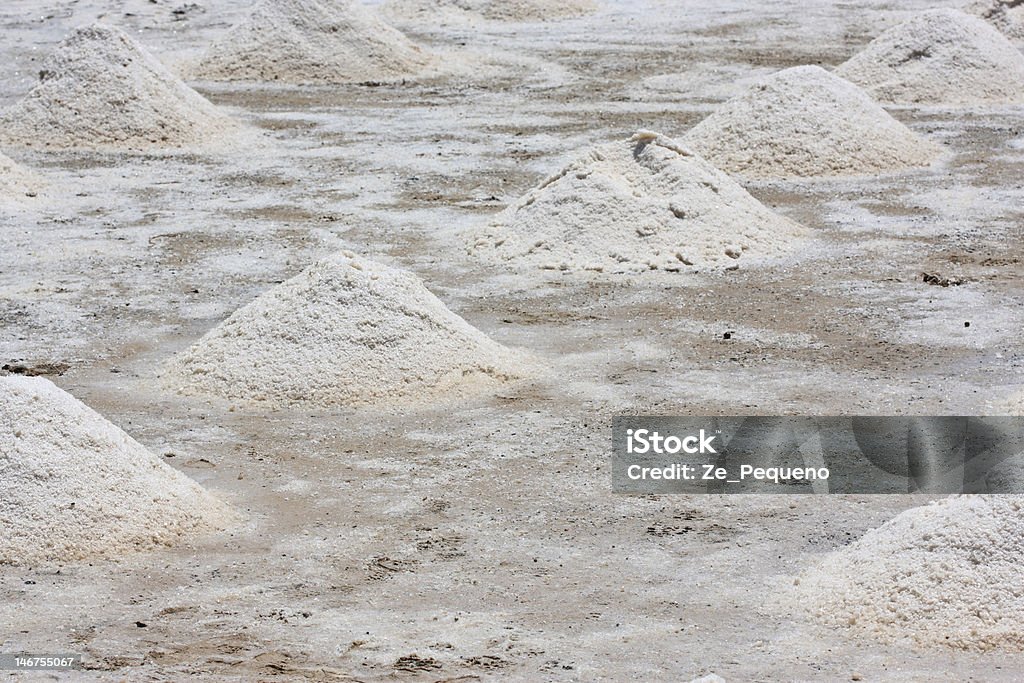 Salt salt industry in trapani, sicily Europe Stock Photo