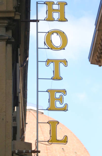 istock hotel sign in Italy 1467553588