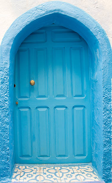 istock blue wooden door 146755408