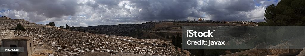 Иерусалим Храмовая гора panorama - Стоковые фото Археология роялти-фри