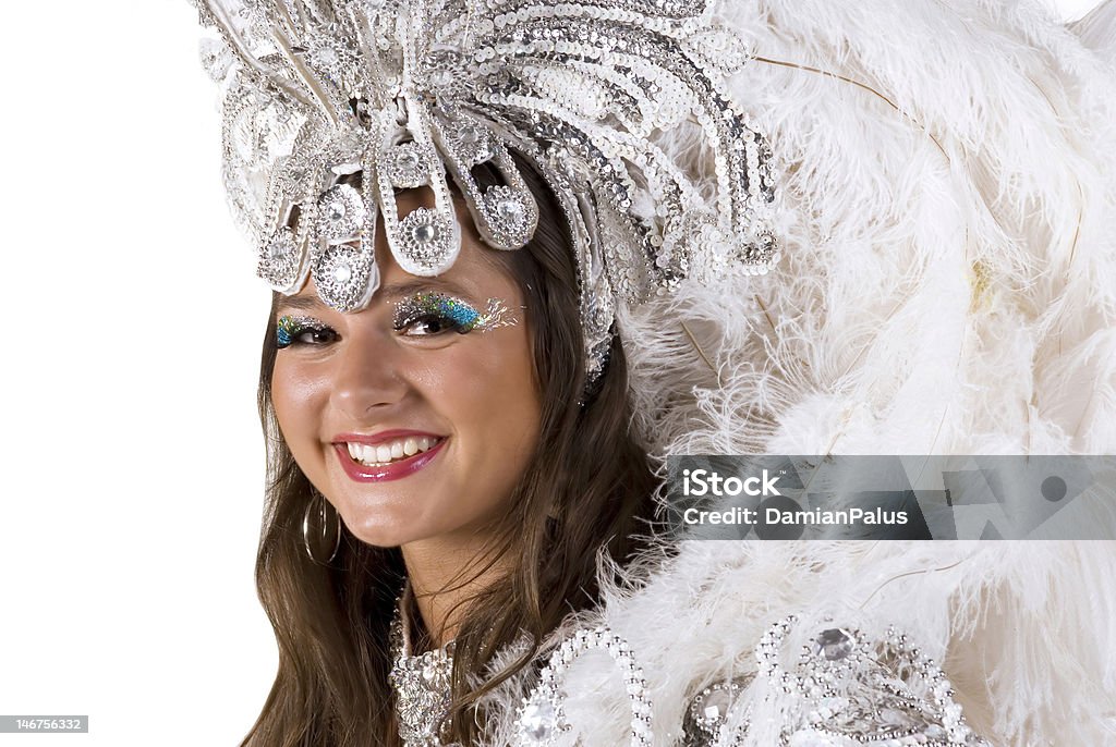 Carnival dancer Beautiful carnival dancer, amazing costume Adult Stock Photo