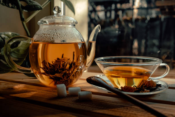 istock A cup of tea to greet the morning. 1467570488