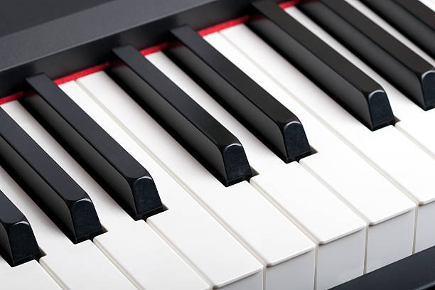 istock An old piano keyboard. HQ contrast image 146757219
