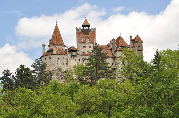 istock Dracula's Bran Castle in spring season 146757273