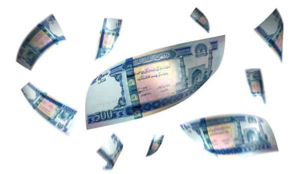 istock 3D Render Set of Flying Afghanistan Money Banknote 1467576852