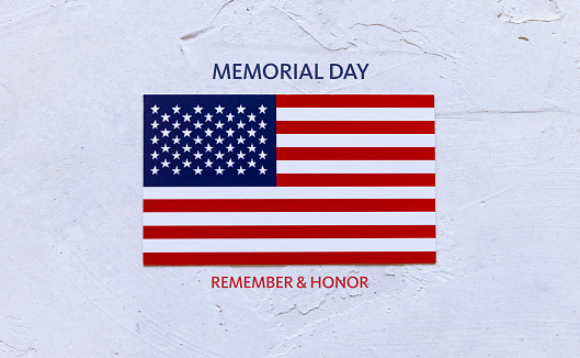 American flag Memorial day background