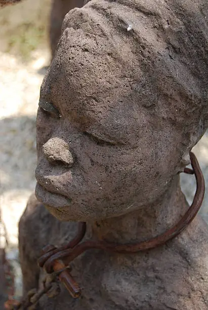 Photo of African Slave trade statue