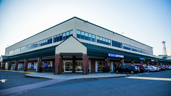 Norwalk, CT, USA - February 18, 2023: Bed Bath and Beyond store in Norwalk closing