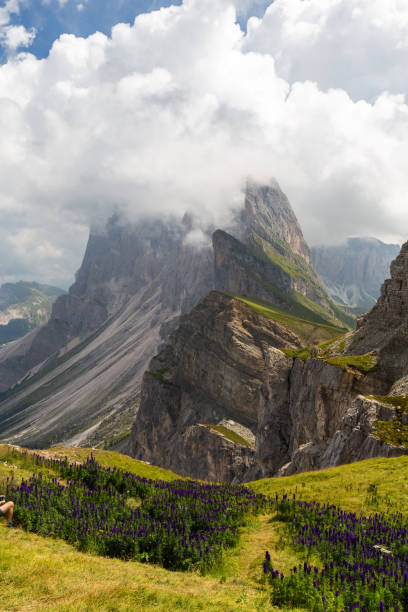 istock Seceda mountains in a cloudy day , Dolomites 1467582566