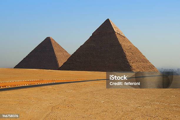 Pyramids Of Egypt Stock Photo - Download Image Now - Africa, Ancient, Architecture