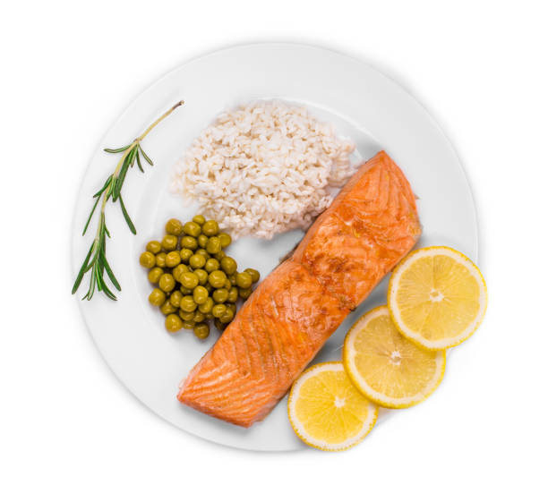 istock Grilled salmon fish fillet. 1467585261