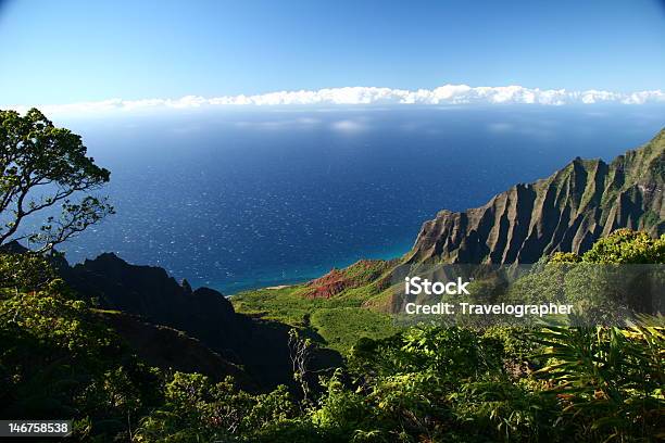 Kalalau Valley Overlook Kauai Stock Photo - Download Image Now - Aerial View, Beauty, Beauty In Nature