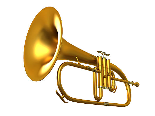 istock Gold Plated Bb Trumpet 146758642