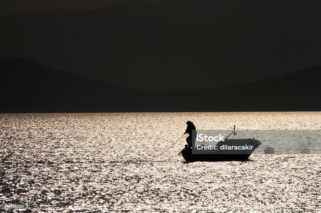 Pescador - Royalty-free Amanhecer Foto de stock