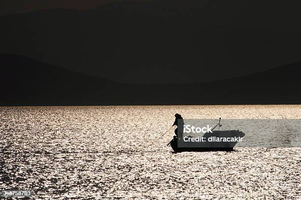 Pescador - Fotografias de stock e mais imagens de Amanhecer - Amanhecer, Ao Ar Livre, Barco a Remos