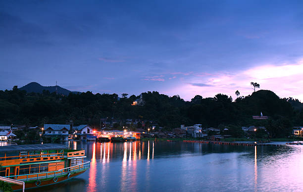 Lake Toba Sunrise stock photo