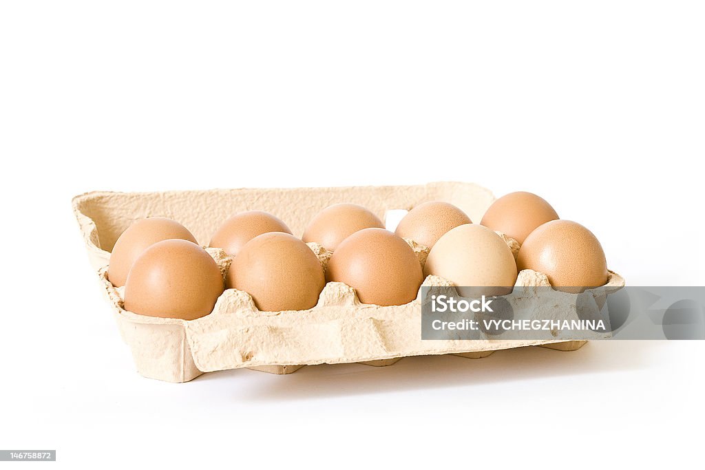 Упаковка из яиц изолированные - Стоковые фото Без людей роялти-фри