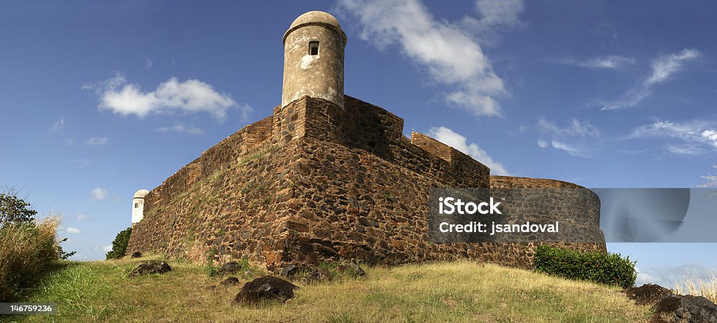 Старые испанские Замок-Castillo de Guayana - Стоковые фото Венесуэла роялти-фри