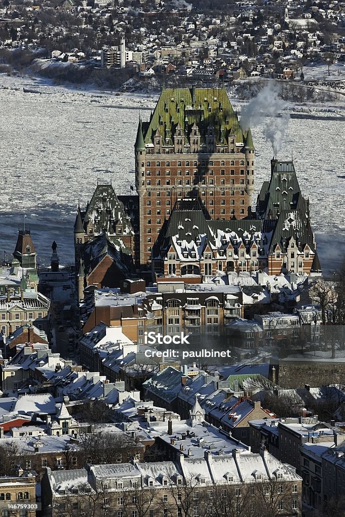 Schloss frontenac - Lizenzfrei Hotel Chateau Frontenac Stock-Foto