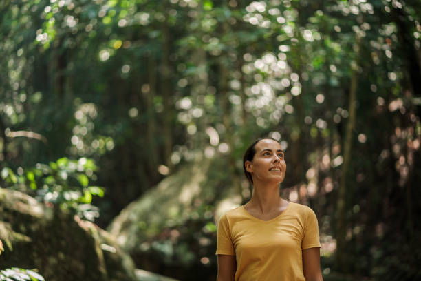 istock Woman enjoying nature 1467596249