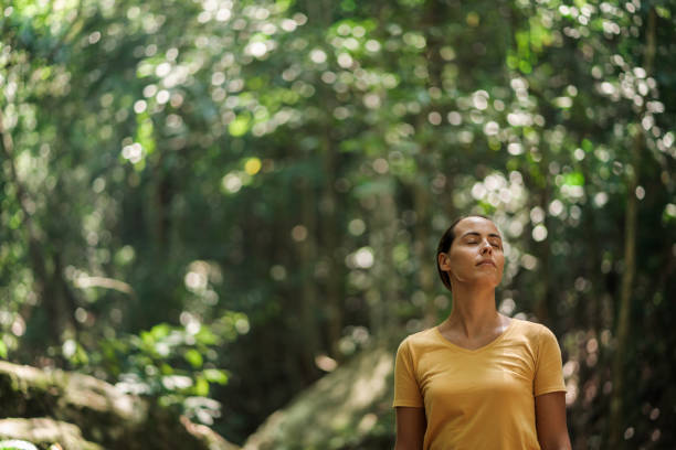istock Woman enjoying nature 1467596250